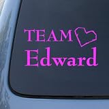 TEAM EDWARD - Twilight - Vinyl Car Decal Sticker #1473 | Vinyl Color: Pink
