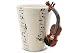 Violin Handmade Coffee Mug (10cm x 8cm)