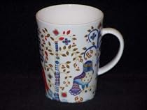 iittala Taika 13-Ounce Mug, White with Design