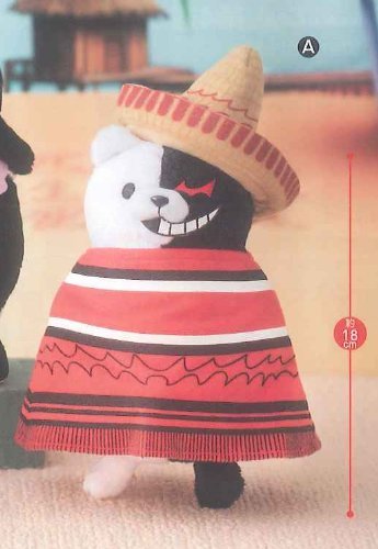 Super Danganronpa2 Goodbye Despair Monokuma Plush Type-A: Poncho About 7 inches