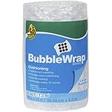 Duck Brand Bubble Wrap Cushioning, Large Bubbles, 12 Inches x 15 Feet, Single Roll (1304499)