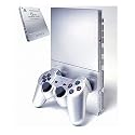 Playstation 2 - Konsole PS2 Slim Silber + Memorykarte 8MB silber