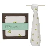Aden+Anais エイデンアンドアネイ コージースワドリングラップ モッドアバウトベイビー / フロッグ 1枚 並行輸入品