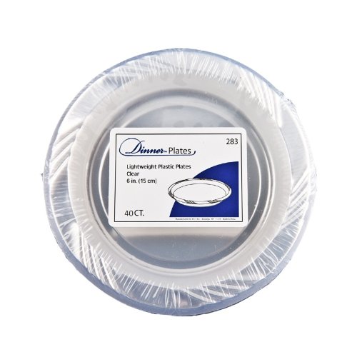 clear plastic plates