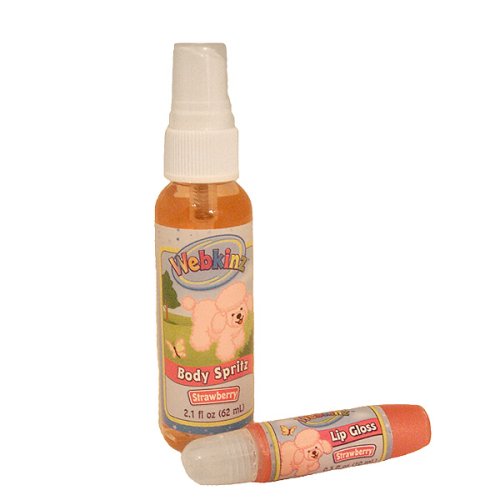 Webkinz Body Spritz and Lip Gloss - Strawberry