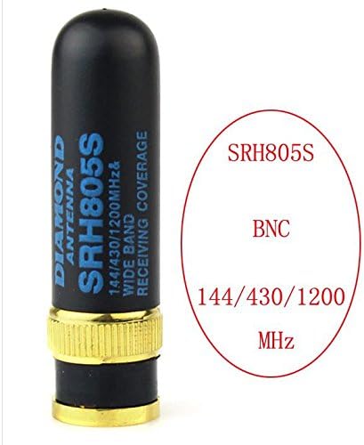 EmBest SRH805S DUAL BAND 144/430MHz U/V BNC Antenna for IC-V8 IC-V82 IC-V85 TK308
