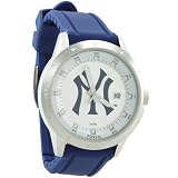 MLB Fossil New York Yankees Navy Blue Polyurethane Band Watch
