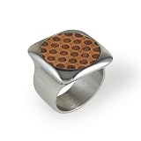 Dots Round Wood Ring