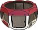 Maroon Soft-Sided Pet Play Yard Medium