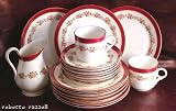 Review staffordshire  / Staffordshire Floral Maroon 1546 2.75 Inch Cup only