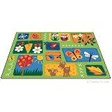 Carpets for Kids 340-NATURE Printed Nature's Toddler Kids Rug Size