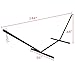 Apontus 12' Feet Hammock Heavy Duty Metal Steel Frame Hammock Spread Stand (Black)