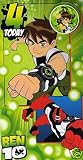 Ben 10 - Age 4 Birthday Card With Badge - 4th