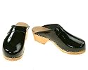 Berlin-Clogs Lackleder Clog - open heel , Farbe: schwarz