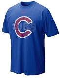 Chicago Cubs MLB Nike Stacked Up Jersey Tee Shirt