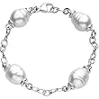 14K White Gold Paspaley South Sea Cultured Fashion Circle Pearl Bracelet