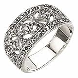 Image of Marcasite Set Ring