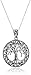 Amazon Collection Sterling Silver Oxidized Celtic Tree of Life Pendant Necklace, 18