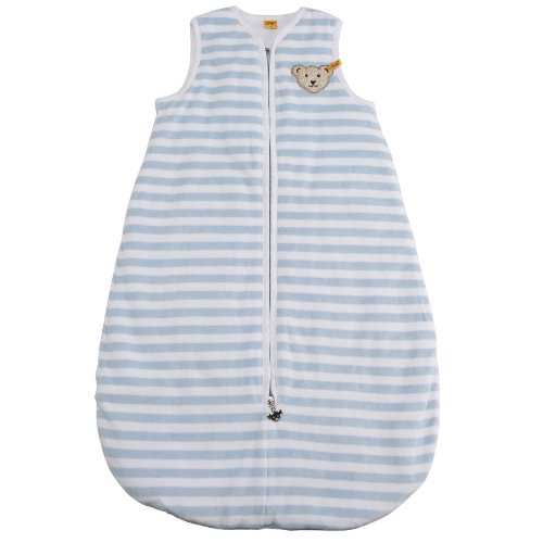 Steiff Unisex - Baby Schlafanzug (Einteiler), gestreift Nicky Schlafsack 0002888, Gr. 110c Preisvergleich