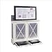 Innokraft AT004769 - White Dawson Plasma / LCD Foot-Of-Bed TV Lift Console in White