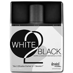 Devoted Creations White 2 Black Supre Advanced Bronzer Tanning Lotion