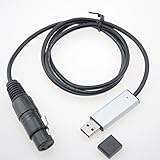 XINFLY Mini USB To DMX 512 Interface Adapter Controller Dmx512 PC Stage Lighting Controller Dimmer Dongle Freestyler