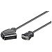 2.0m Scart Stecker auf High Density Stecker 15-polig
