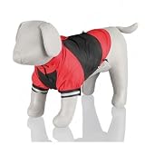 Trixie 30191 Cayres Regenanzug, XS: 30 cm, schwarz / rot