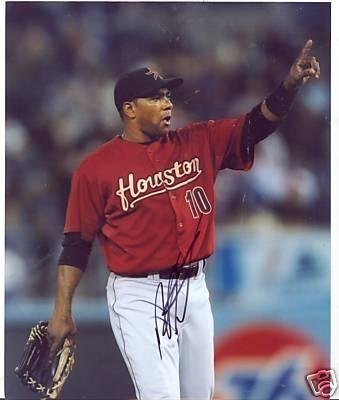Signed Tejada Photograph - Houston Astros 8x10 W coa - Autographed MLB Photos