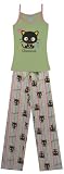 Chococat Green Camisole / Lounge Pant set for women