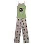 Chococat Green Camisole / Lounge Pant set for women