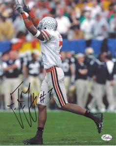 Ted Ginn Signed Ohio State Buckeyes 8x10 Photo