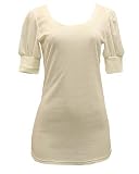 Thermo T-Shirt Thermal Natural off white 29 inches long.