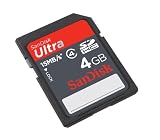 SanDisk Ultra SD 4  GB Flash Memory Card SDSDH-004G