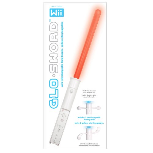 Wii Glo Sword - Scorching Red