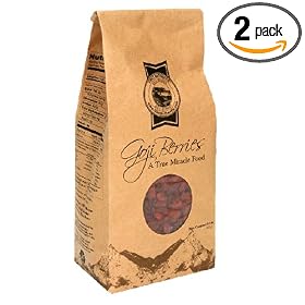 Tibet Authentic Goji Berries, 8-Ounce Bag (Pack of 2)