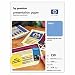 Electronics : HP Inkjet Matte 8 1/2 x 11 Inch Presentation Paper 150 Sheets (Q5449A)