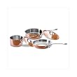 Mauviel Cuprinox Style 5-Piece Copper Cookware Set