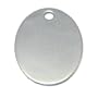 M�daille Ovale en acier inox pour chien ou chat + gravure personnalis�e