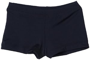 Capezio Girls 7-16 Boy Cut Low Rise Short,Black,M (8-10)