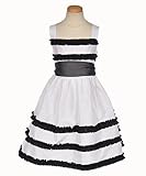 Rare Editions “Ruffle Allure” Dress (Sizes 7 – 16)