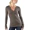 Mossimo® Black: Henley Top- Dirt