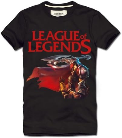 Vogue Gallery League of Legends Darius Cotton T-shirt,Black,S