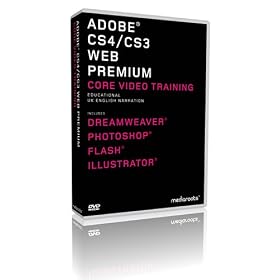 Adobe Web Premium CS4 & CS3 Training Bundle (Student / Teacher) (PC/MAC)