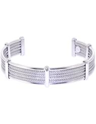 Sterling Silver Adjustable Bangle