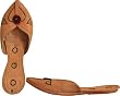 Beaded & Sequin Indian Leather Slippers for Women Handcrafted Casual Footwear W (wss073)