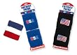 Set of 2 USA Flag Patriotic EMBROIDERED Cloth Wristbands (sold individually)
