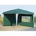 Falt Pavillon 3 x 3 m gr�n mit 2 Seitenteilen
