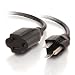 1ft Outlet Saver 18 AWG Power Extension Cord (Nema 5-15r to Nema 5-15p)