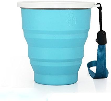 Collapsible Water Bottle, Travel Outdoor Sports Cup, Portable Silicone Cup, Telescopic Cup Travel Necessary Folding Cup Travel Cup 250ml